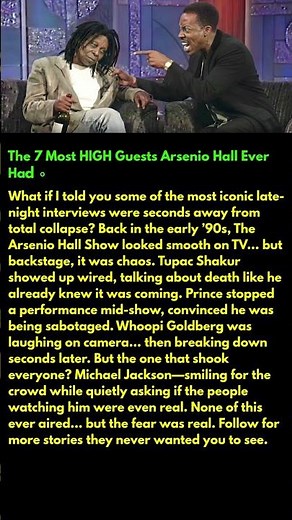 The 7 Most HIGH Guests Arsenio Hall Ever Had ON His Show!