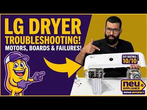 LG Dryer Troubleshooting: Motors, Boards, & Common Failures