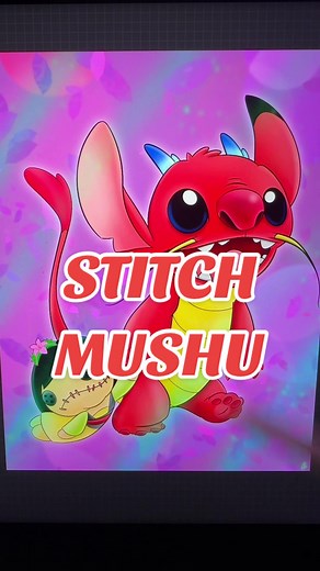 Stitch and Mushu Fusion: Cutest TikTok Mashup Art