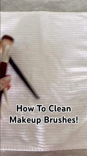 How to Clean Makeup Brushes! #makeupover50