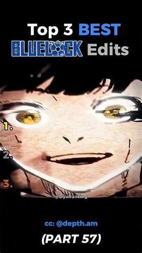 Ranking the BEST Blue Lock Edits pt. 57 #shorts #ranking #anime #bluelock #edit