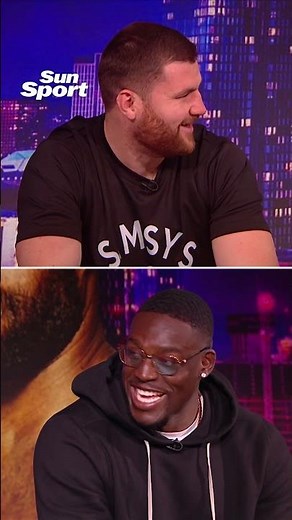 "We can share a sweet and sour chicken ball" | Johnny Fisher & Richard Riakporhe practice trash talk