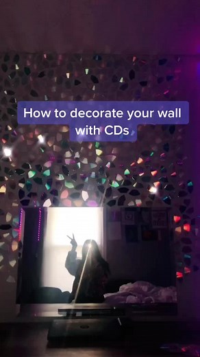 CD Wall Decor: DIY Room Decoration Tutorial