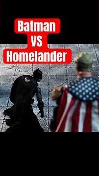 Batman vs homelander stop motion the boys dc comics superhero multiverse crossover animation