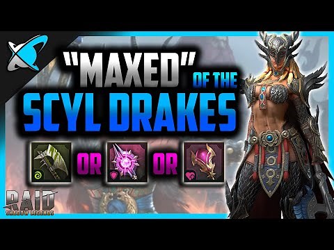 "MAXED" Scyl of the Drakes | Stun..Shield..Curing ? | Build,Guide & Masteries | RAID: Shadow Legends