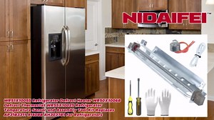 WR51X10055 Refrigerator Defrost Heater Kit with WR55X10025 Refrigerator Temperature Sensor WR50X10068 Defrost Thermostat and Assembly Tool Kit for Refrigerators