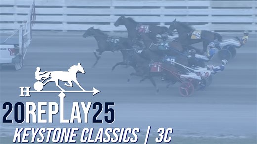 4 Divisions of the Keystone Classics for 3 year old trotting and pacing colts from The Meadows Racetrack in Washington, PA won by Railroad Station, Cheers Hanover, Frank Leahy, | Hambletonian Society