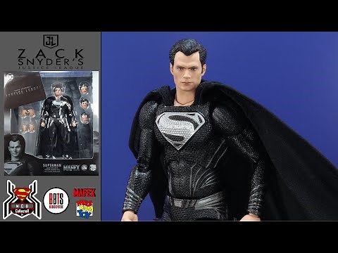 Mafex 174 Zack Snyder's Justice League SUPERMAN Black Suit Medicom Toy Figure Review