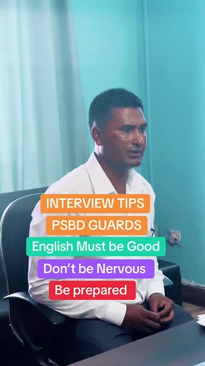 Tips for Interviewing PSBD Guards in English
