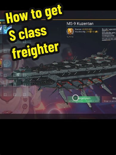 Get an S-Class Dreadnaught Freighter in No Man's Sky