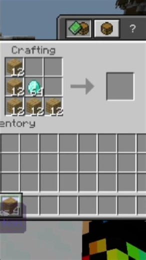 how to craft jukebox in minecraft #mcpe #minecraft #trending #viral