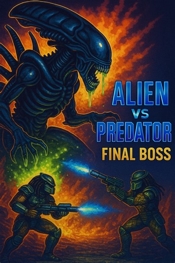 8K views · 141 reactions | Alien vs Predator Arcade – Final Boss &...