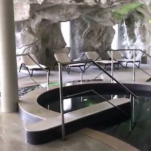24K views · 562 reactions | Hotel Grotto Pool in Switzerland | Wanderlust Vacations | Facebook
