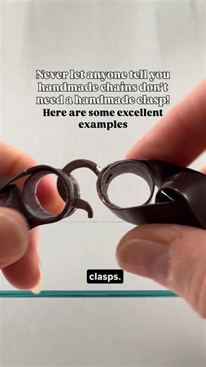 FORGE | Learn, Make, Buy Jewellery on Instagram: "It’s all in the finer details! A handmade chain definitely needs a handmade clasp! ✨ This November showcase is inspired by @luciegledhilljewellery (first chain featured) who is an accomplished jewellery designer renowned for her exquisite chain-making. Eighteen independent jewellery designers explore the themes of connection, links, and repetition through their collections. And some designers compliment their handmade chains with a gorgeous handm