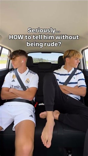 That this is not a correct way to sit