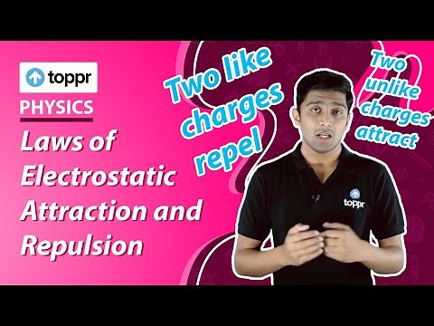 Laws of Electrostatic Attraction and Repulsion | Electrostatic | Class 10 Physics