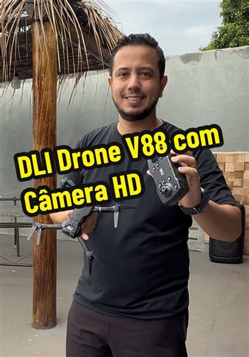 DLI Drone V88 com Câmera HD