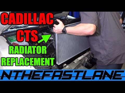▶️ Cadillac CTS Radiator Replacement🔧