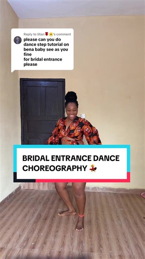 Bridal Entrance Dance Choreography for Asoebis