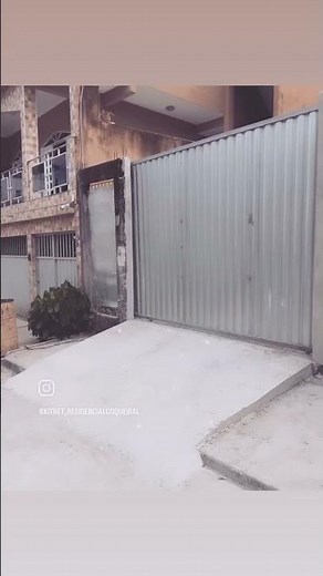 Decidimos fazer uma rampa para facilitar o acesso dos materiais.. será que vai dar certo? 😁👌