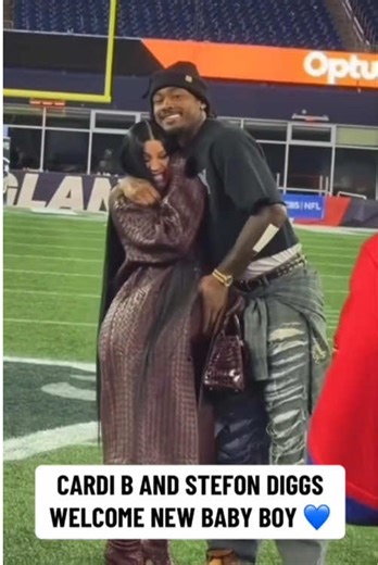 Stefon Diggs & his queen 👑💖#nfl #diggs #stefondiggs #cardib #lovestory