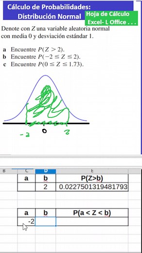 Probabilidades y Calculo Integral en Excel