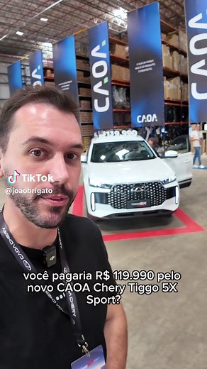CAOA Chery Tiggo 5X Sport 2027: Visual e Equipamentos