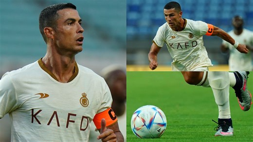 Problems for Cristiano Ronaldo? Nike-sponsored superstar spotted wearing adidas shin pads during Al-Nassr friendly | Goal.com
