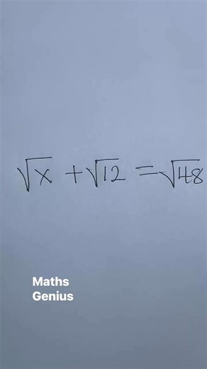 Solve the equation | Mathematics Genius