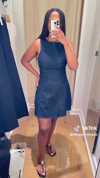 Denim Mini Dress Review from Mango – Perfect for Summer