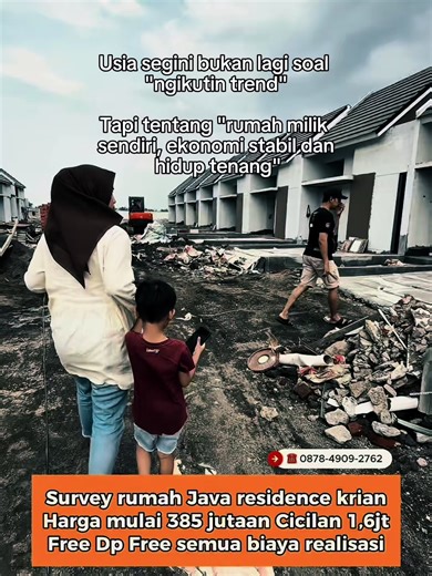 Survey rumah Java Residence Krian rumah harga mulai 385 jutaan free Dp angsuran mulai 1,6 jutaan free semua biaya-biaya. Info Java residence hubungi : ☎️TLP/WA 0878-4909-2762 #javaresidence #javaresidencekrian #javaresidencecluster3 #rumahmurahsidoarjo #rumahsiaphunisidoarjo