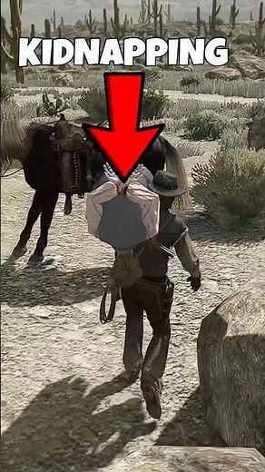 🤠This Happens If You KIDNAP Jenny In Red Dead Redemption #shorts #fyp #reddeadredemption #rdr