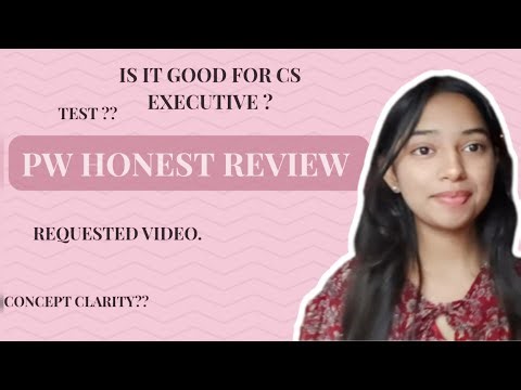 Honest review of PW for CS Executive | CS executive december 2025 & June 2026|