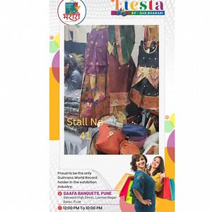 1.1K views | FIESTA EXPO BY GHE BHARARI  On 22, 23 & 24 March 2024 from 12PM To 10PM At Saafa Banquets, Pune Balewadi High Street, Laxman Nagar, Baner, Pune. Stalls: A Plethora of Handmade Craft & Artefacts, Home Decor & Stunning Jewellery Collection, Ethnic Sarees, Dress Materials, Bags, Purses, Fashion, Packed Food & Much More. #fiestaexpo #ghebharari #shoppingspree #puneexhibition #ghebharari19 #ExhibitionAlert | GheBharari Exhibitions | Facebook