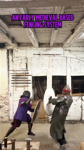 Real viking combat #hema #swordfighting #martialarts #vikings #swordandshield