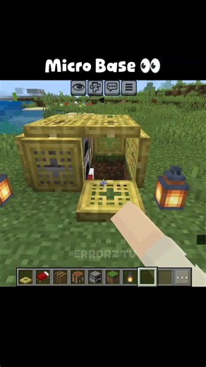 Micro Base 👀 #minecraft #shorts