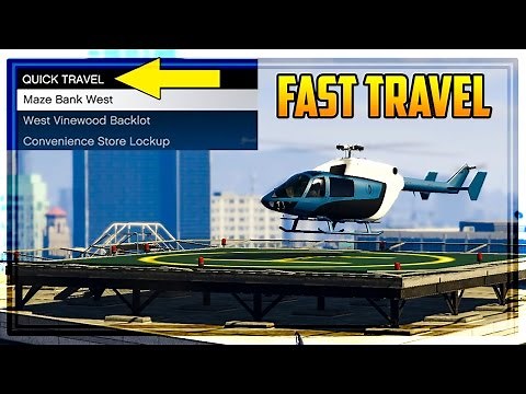 GTA 5 CEO TIPS & TRICKS - How To Fast Travel & Repair Helicopters for Free!