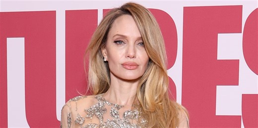 Angelina Jolie’s ‘Couture’ Premiere Dress Was Sheer, Fitted, and Covered in Floral Embellishments