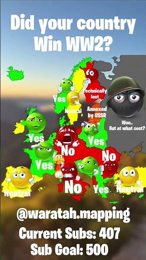 Did your country win World War 2? #mapping #ww2 #wwii #mapper #map