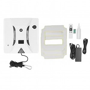 Dpofirs 2800Pa Magnetic Window Cleaner, Full Automatic Window Cleaning Robot with Remote Control, Window Cleaner Robot for High Rise Glass Tile for Home (US Plug) Dpofirs80g29a6opx-11