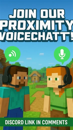 💥 Cracked players welcome! Join the Proximity VoiceChat SMP 🎧 (Discord link comment s) #minecraft