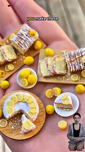 This Tiny Lemon Cake is FAKE! 😱🍋 (Micro Crafting) #shorts#diy #handmade #aesthetic #homedecor