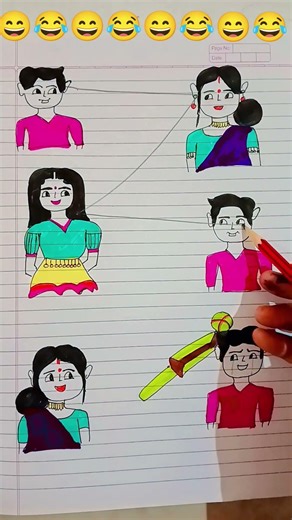 mammi V's beta funny video 😄😄#aryan Sharma 41art #funnyshorts #comedy #drawing #art #tutorial