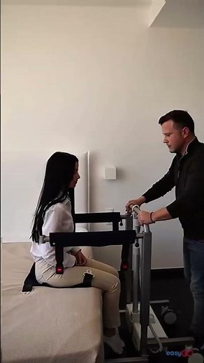 Patient Lift Transfer Chair easyGO - Electric for elderly, disabled, MS, ALS, stroke.