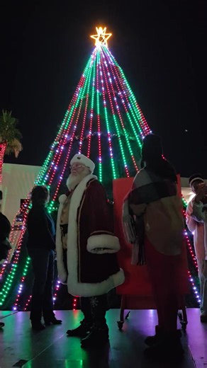 Thank you Santa and the City Council for kicking off Winterfest at the Avondale Civic Center! Come out and experience a dazzling light display all month long!🎄✨️ | City of Avondale, AZ