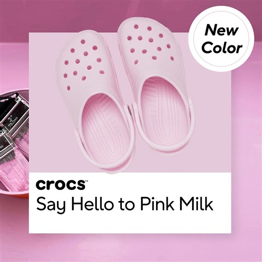 154K views · 604 reactions | Refresh your Classics rotation with a pop of Pink Milk. | Crocs | Facebook