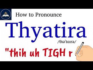 How to Pronounce Thyatira | Bible Pronunciation Guide