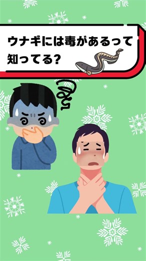 Did you know that eels are poisonous? #ToneYuzutami #Trivia #FunFacts