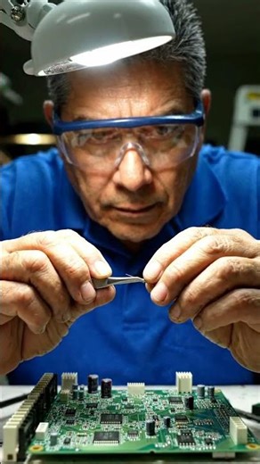 Uncleji ne Resistor laga kar Motherboard theek kiya sirf 70rs me #motherboard #problem #electrical