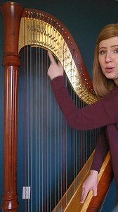 who noticed the missing string? #harp | Kristan Toczko
